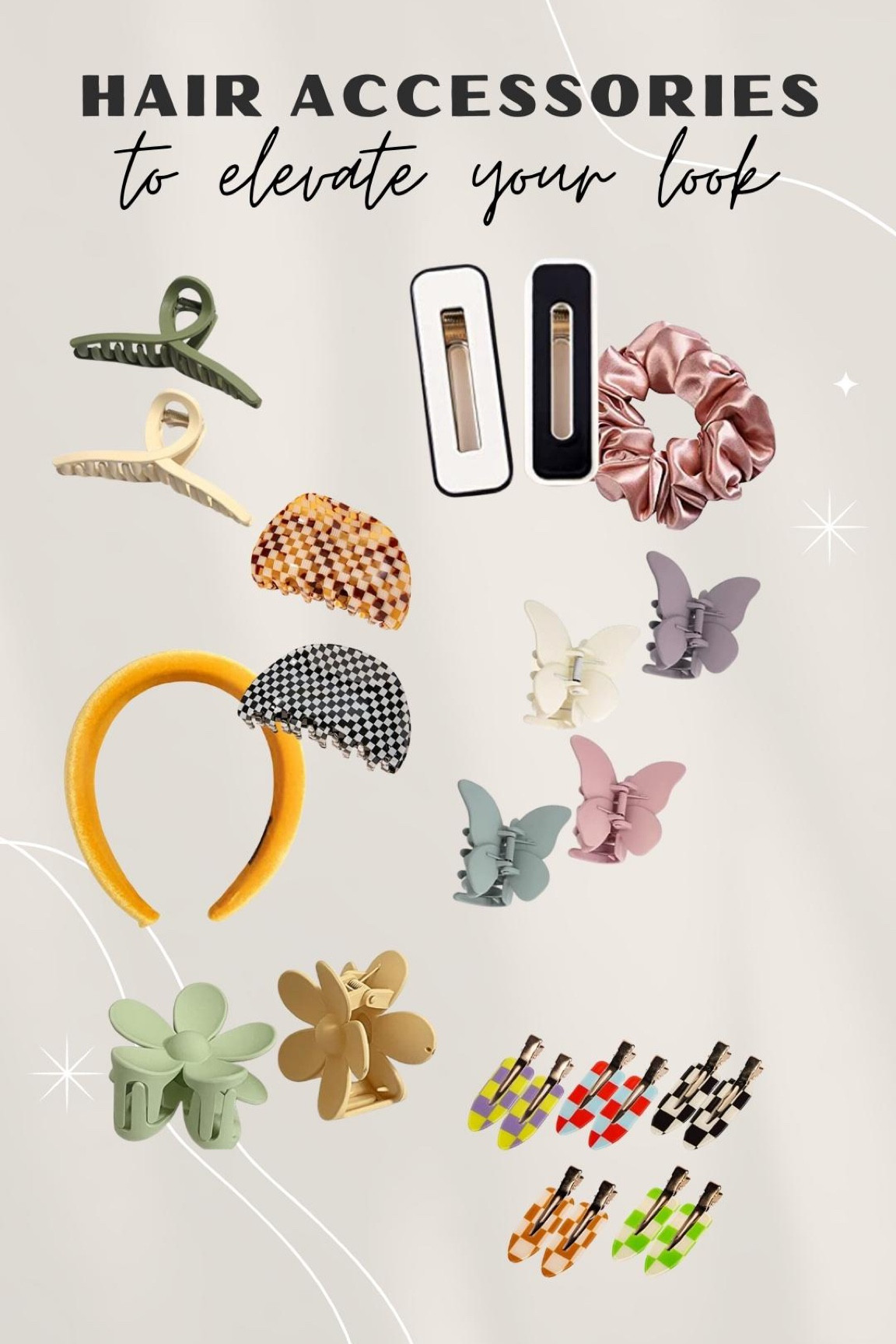 Trendy hair accessories!

Butterfly clip | claw clip | chunky headband

#LTKunder100 #LTKbeauty #LTKstyletip
