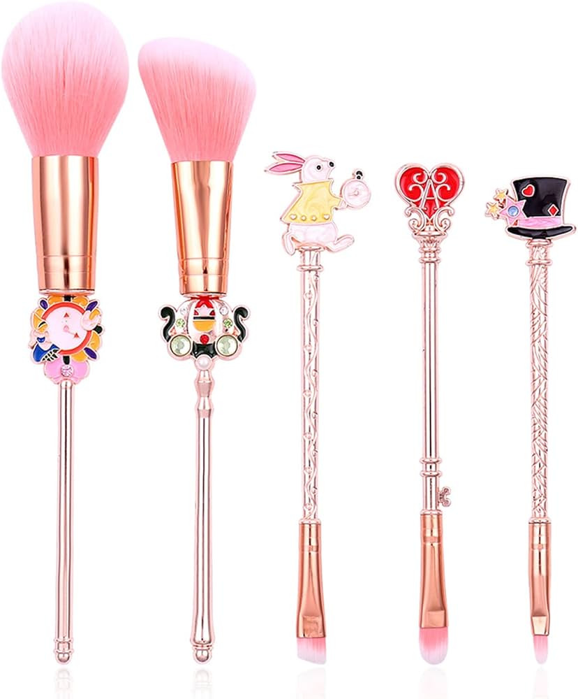 Anime Alice in Wonderland Makeup Brushes - Foundation Blending Powder Eyeshadow Contour Concealer... | Amazon (US)