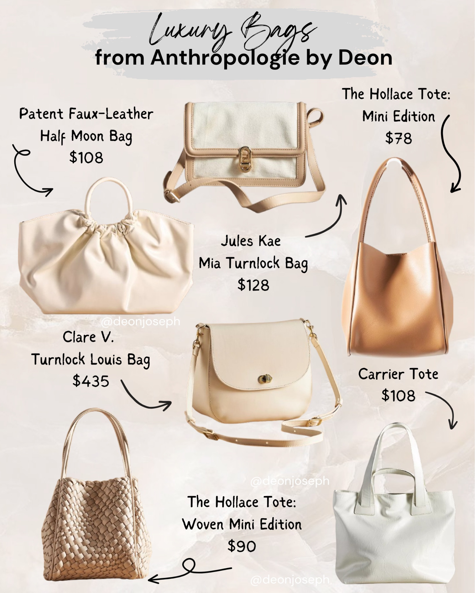Check out these classy and luxurious bags from Anthropoligie. 

#LTKItBag #LTKStyleTip #LTKGiftGuide