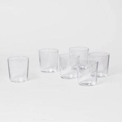 12oz 6pk Glass Rioja Double Old Fashioned Glasses - Made By Design™ | Target