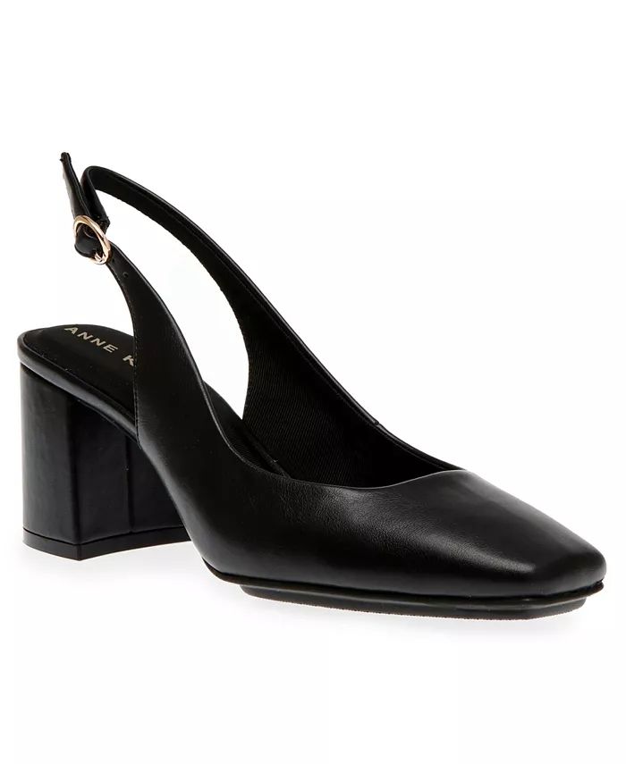 Anne Klein Women's Laney Block Heel Slingback Dress Pumps - Macy's | Macy's