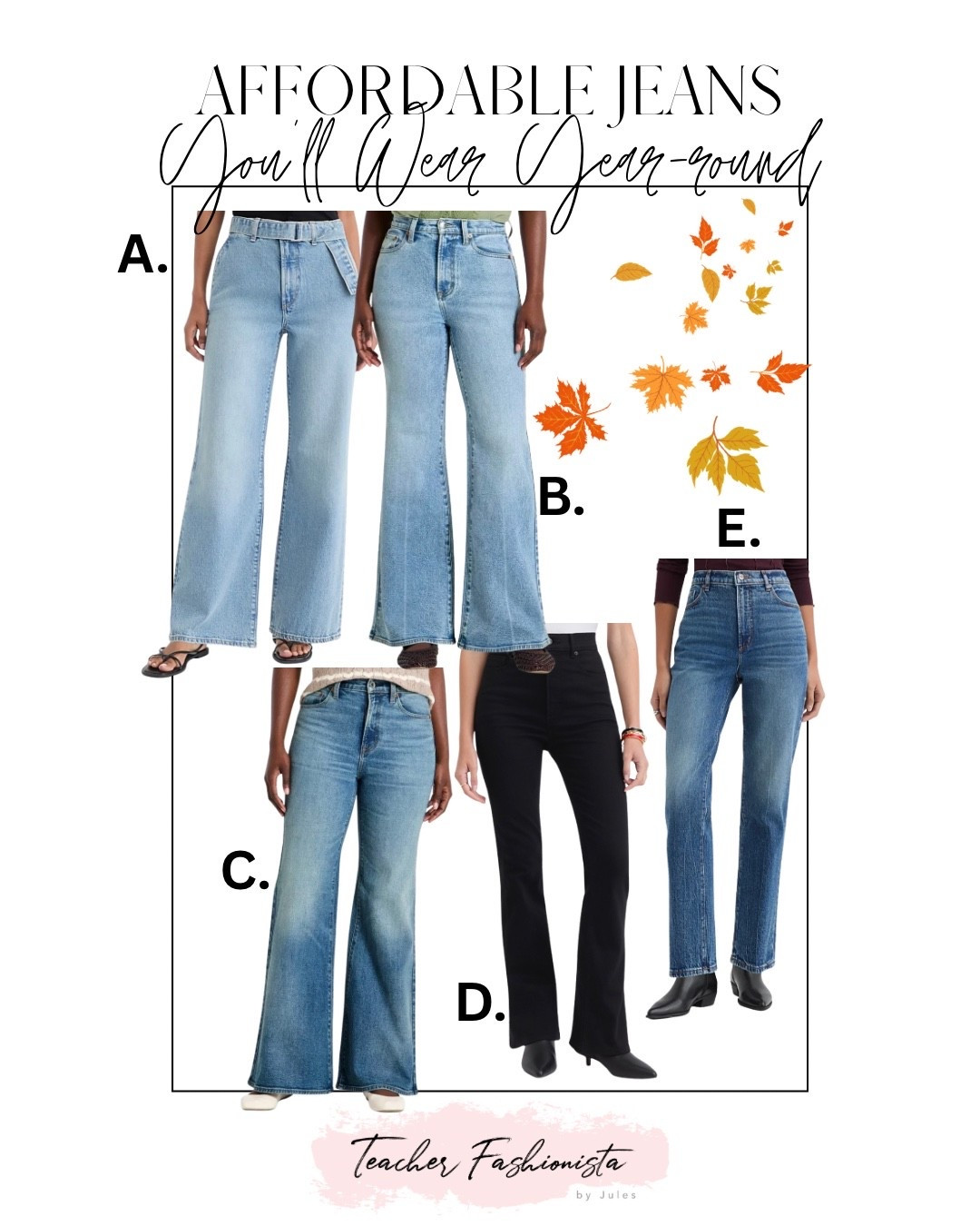 Pre-fall jeans I’m loving! You’ll wear them year-round! 🍂

#LTKSeasonal
