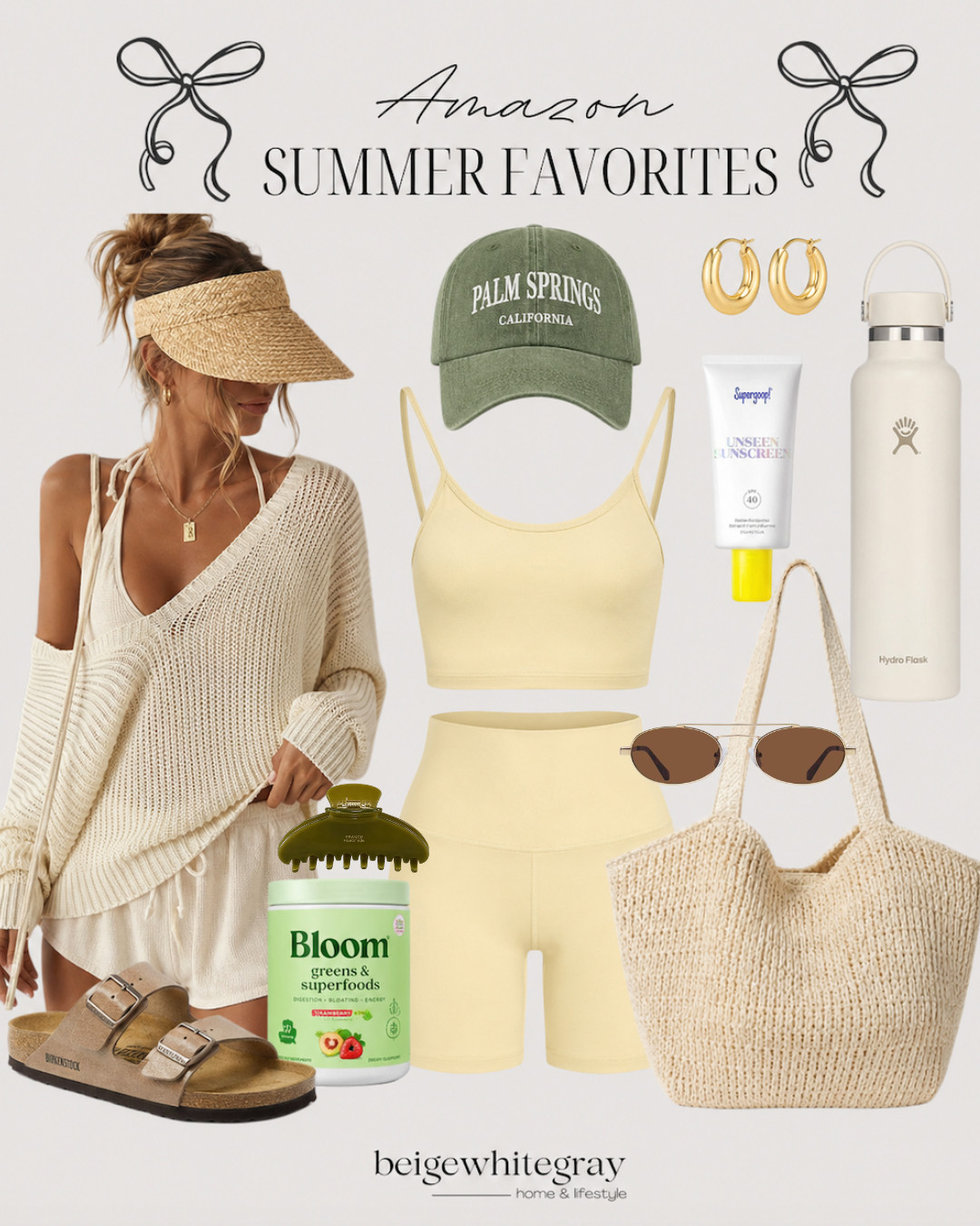 Summer essentials you need! Check out these Amazon favorites. ☀️