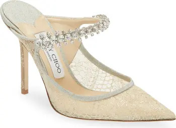 Bing Crystal Embellished Pointed Toe Mule | Nordstrom