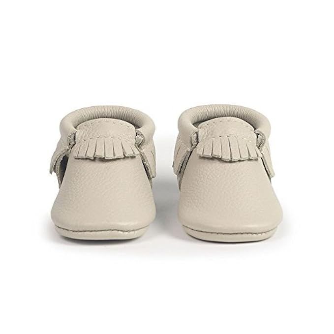 Freshly Picked Soft Sole Leather Baby Moccasins - Birch - Size 3 | Amazon (US)