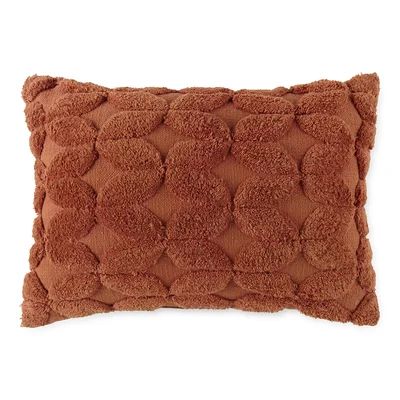 Home Expressions Tufted Woven Geo Lumbar Pillow | JCPenney