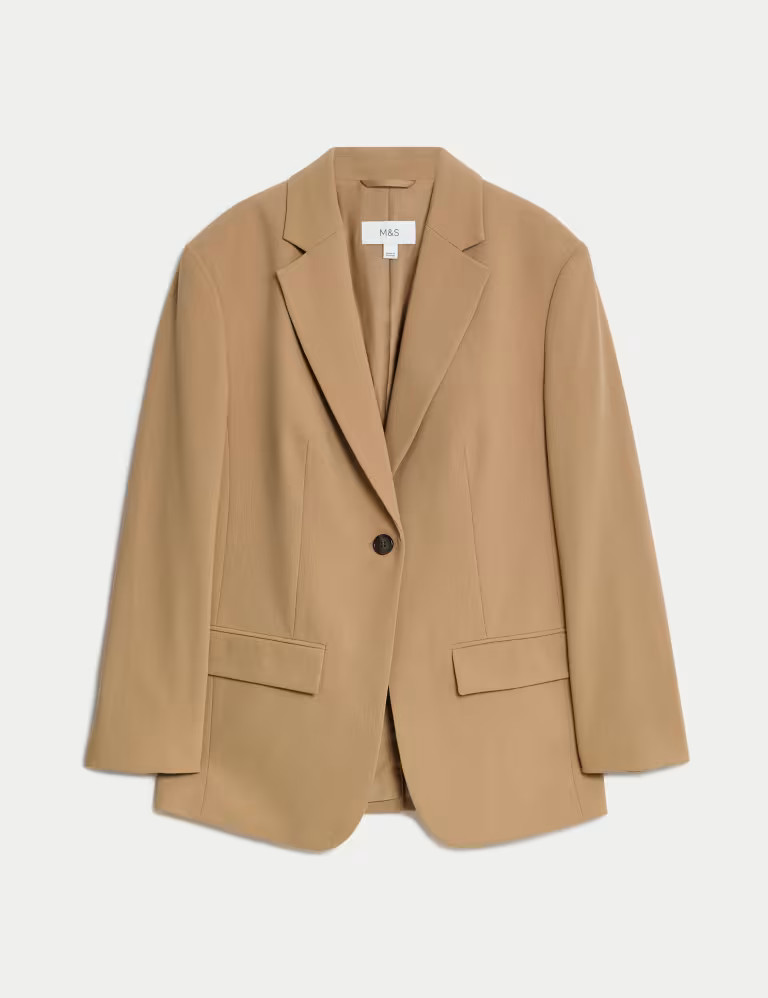 Relaxed Single Breasted Blazer | Marks & Spencer (UK)