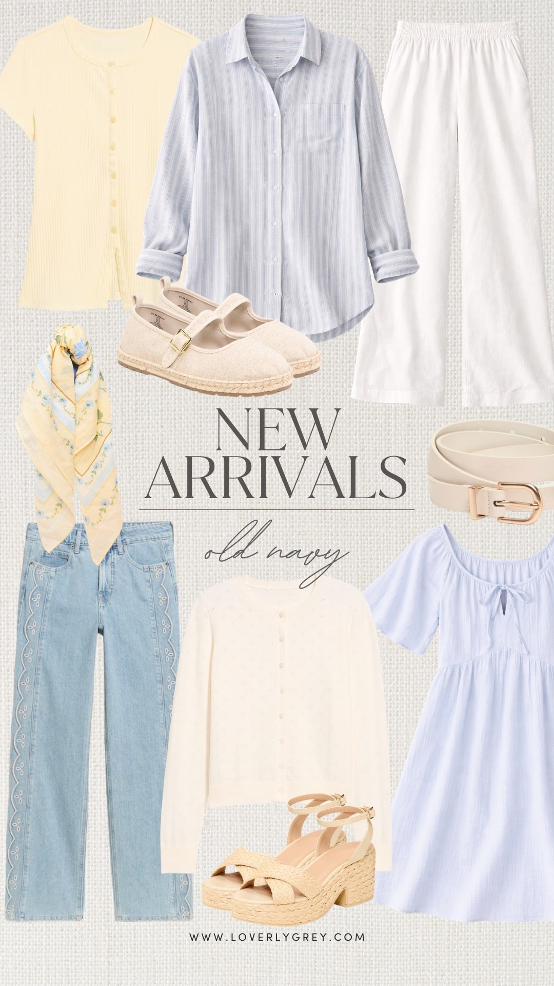 These new arrivals from old navy are so spring ready! Love these pastel blues and butter yellow is still a favorite!

Old navy finds, spring outfit ideas, affordable spring wardrobe, feminine clothes for warm weatherr

#LTKgrwm #LTKSeasonal #LTKootd