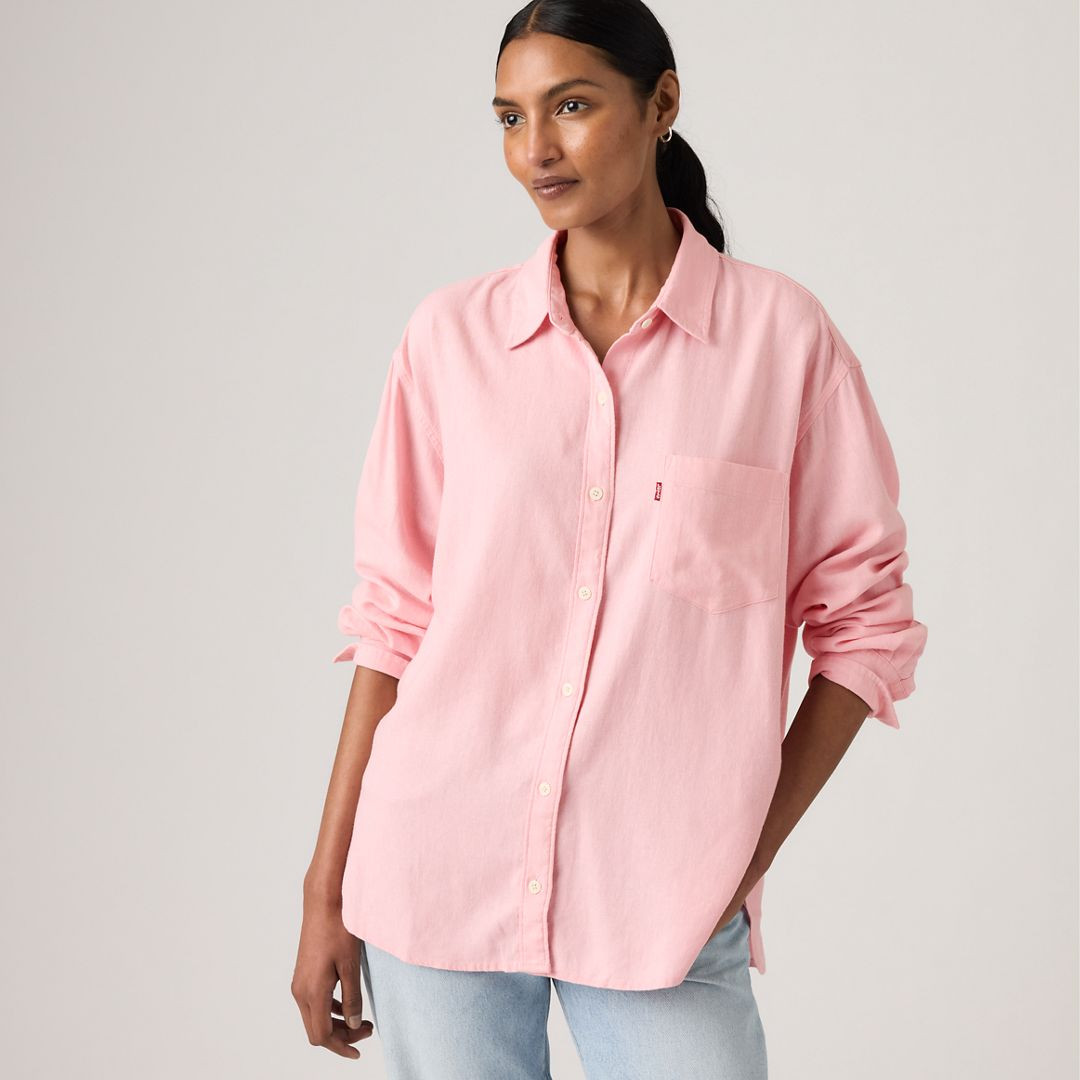 Levi's Harlie Boyfriend Button Down Shirt - Women's 2XS | Levi's US