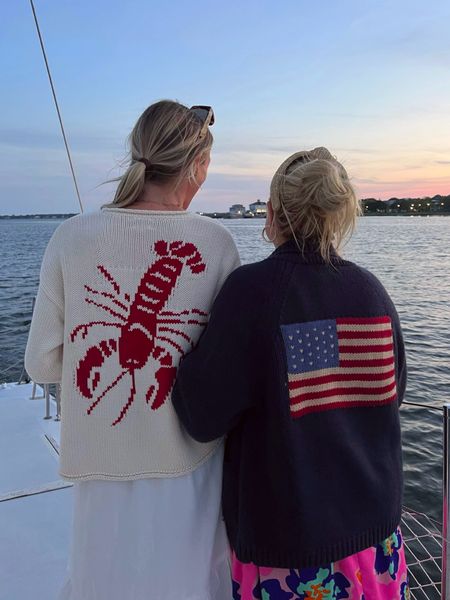 Loving these summer sweaters. Lobsters and flags are total spring and summer perfection. Code FANCY10 for 10% off

#LTKSeasonal #LTKfindsunder100 #LTKstyletip
