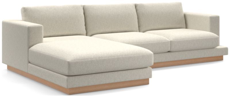 Tidal 2-Piece Sectional Sofa with Left-Arm Chaise | Crate & Barrel | Crate & Barrel