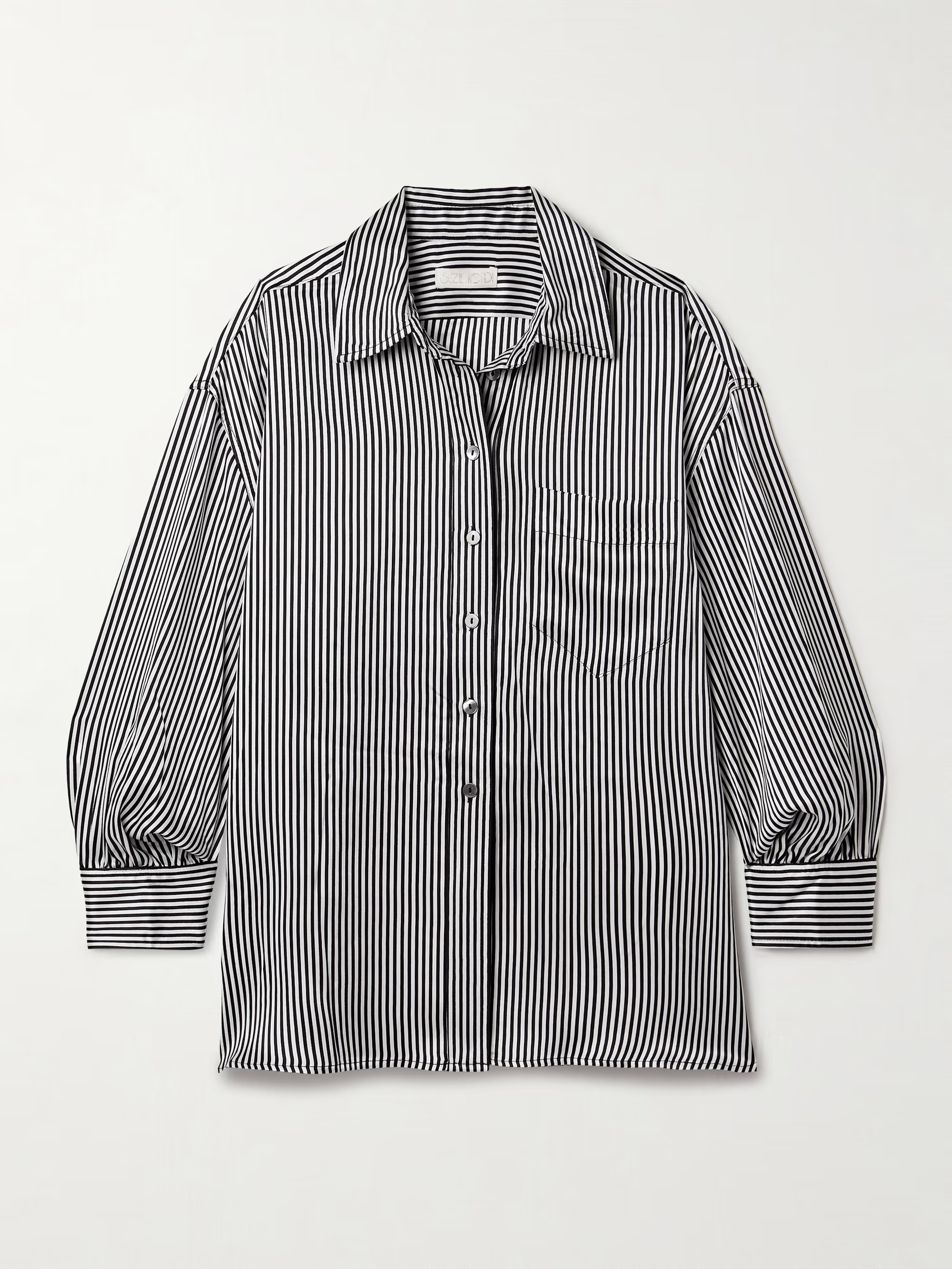 Kappa striped silk-satin shirt | NET-A-PORTER (UK & EU)