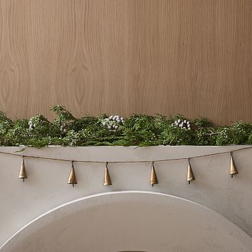 Tarnished Brass Bell Garland | West Elm (US)