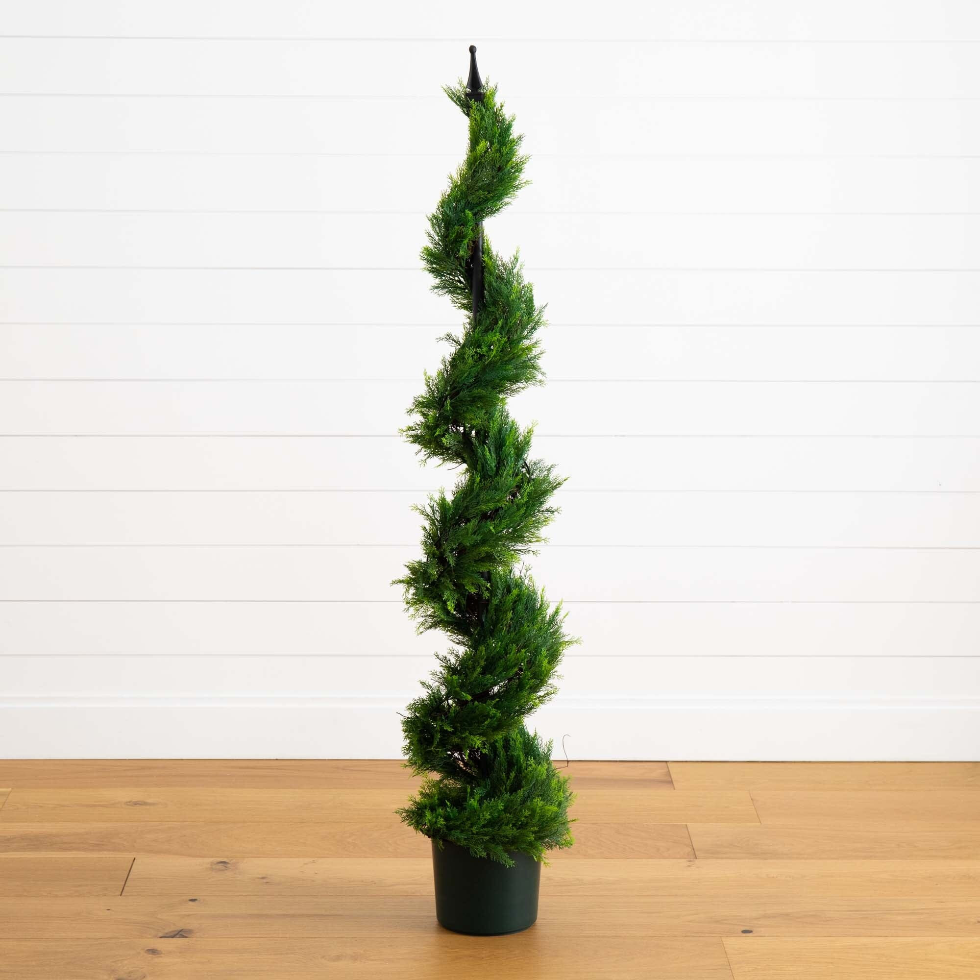 5' Cypress Spiral Tree | Nearly Natural | Nearly Natural