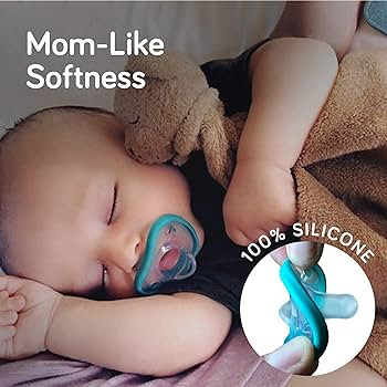 Nanobebe Baby Pacifiers 0-3 Month - Orthodontic, Curves Comfortably with Face Contour, Award Winn... | Amazon (US)