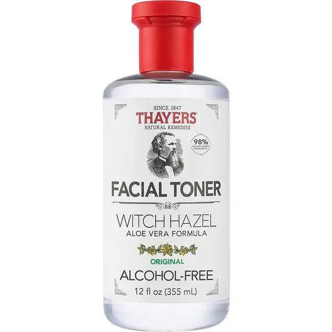 Thayers Natural Remedies Facial Toner Witch Hazel Aloe Vera Formula - Original | 12 fl oz Liquid | Swanson