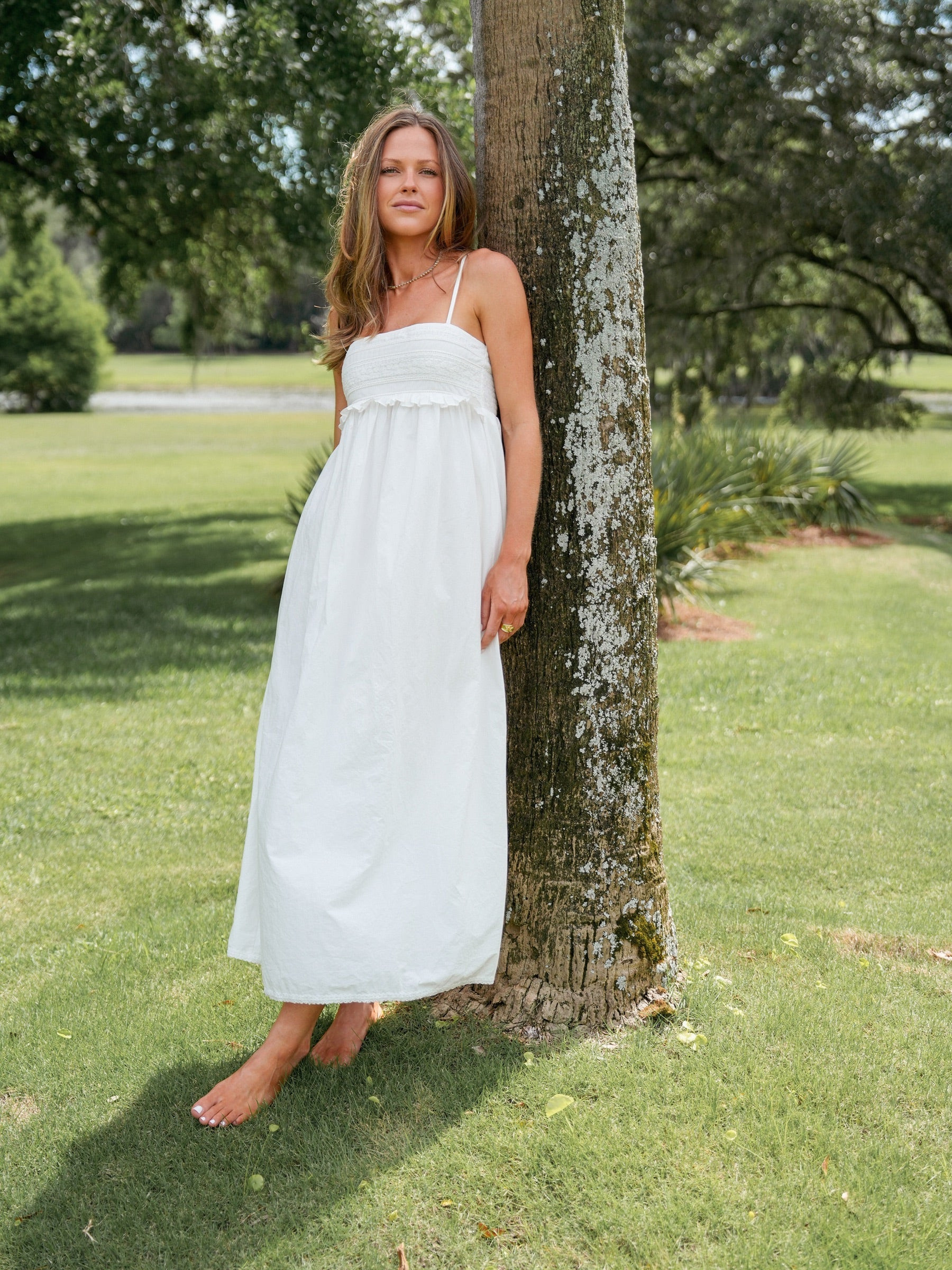 The Collette Dress - White Lace | Darling Loungewear