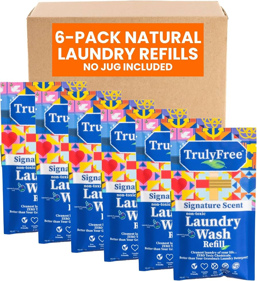 Truly Free Laundry Detergent for Sensitive Skin | Gentle & Safe for Baby Clothes | Plant-Based | ... | Amazon (US)