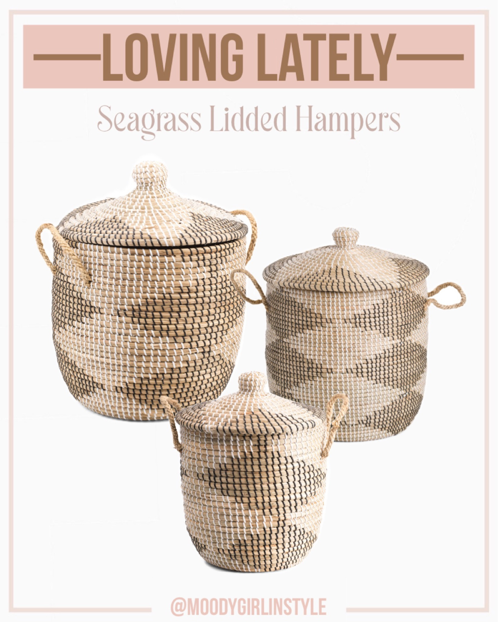 Seagrass Lidded Hamper 

New Home Decor - Just purchased a couple of these for my new home. Love this look for way less than the Serena and Lily baskets.

#coastalstyle #coastalliving Bedroom decor, straw basket, storage basket, Serena & Lily dupes, neutral decor, bedroom decor, living room decor

#LTKSeasonal #LTKstyletip #LTKunder50 #LTKfamily #LTKsalealert #LTKhome #LTKFind