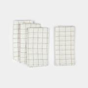 Linen Windowpane Napkins | Amber Interiors