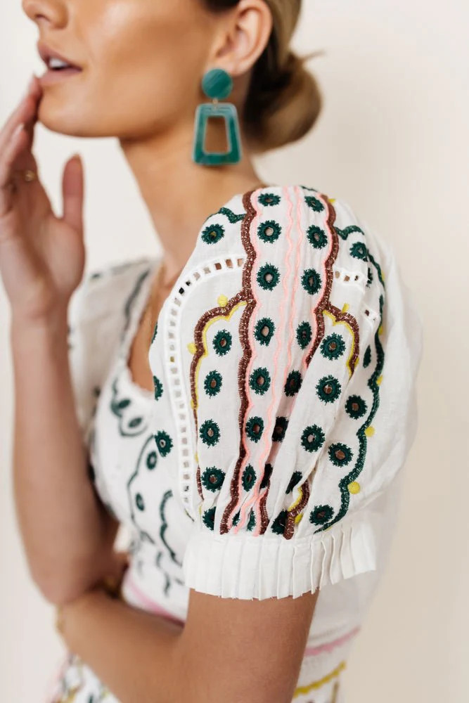 Avalee Maxi Dress - XS / White - böhme | Böhme US