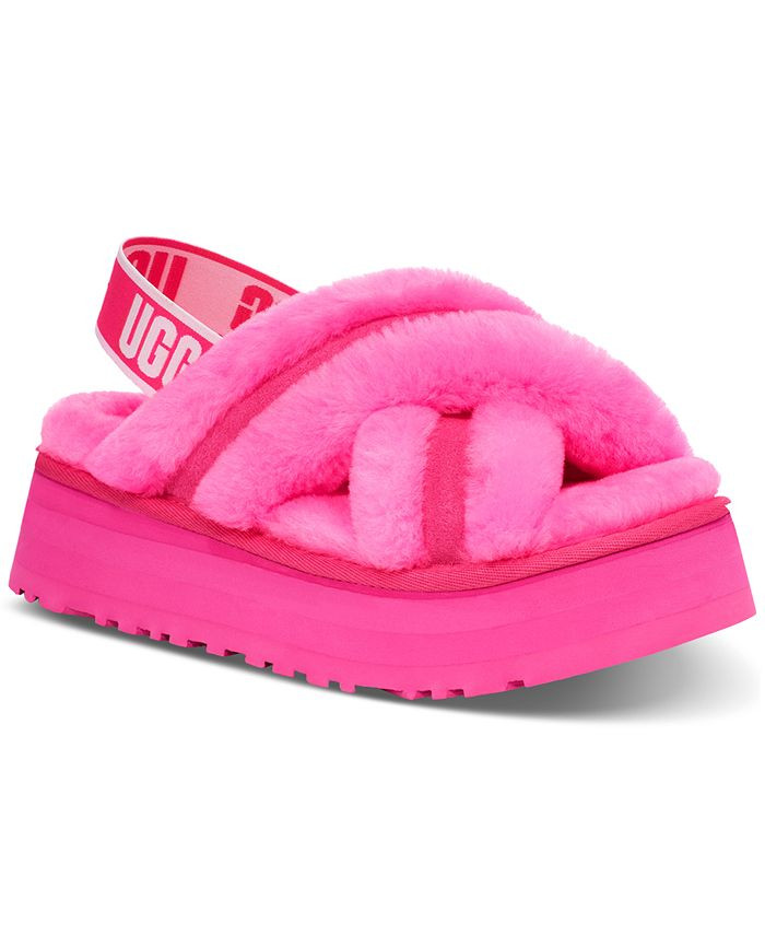 Disco Open-Toe Slip-On Platform Cross Slide | Macys (US)