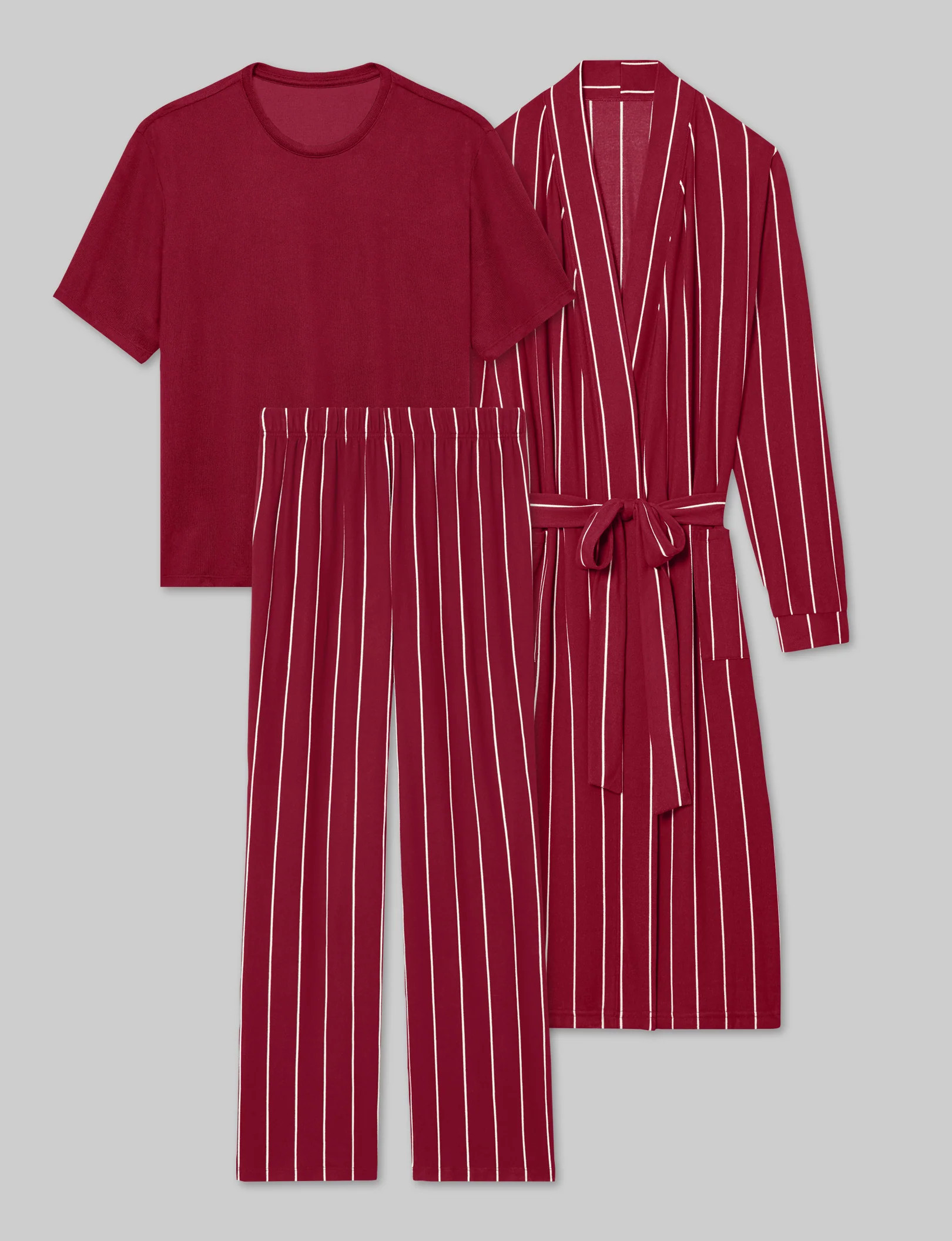Women's Cozy Tee, Pant & Robe Set | Tommy John