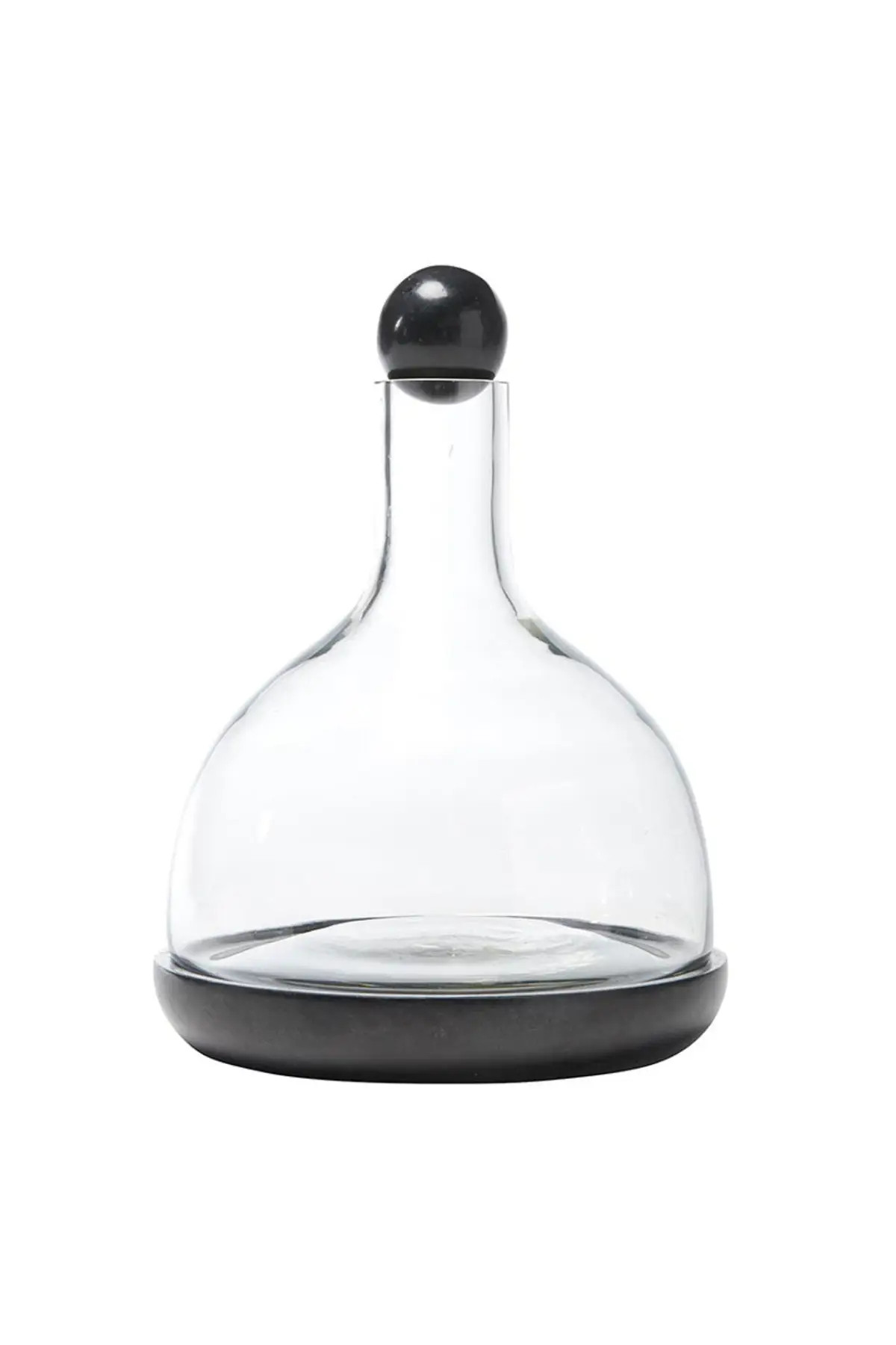 Black Marble and Glass Wine Carafe | THELIFESTYLEDCO