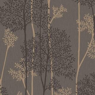 Graham & Brown Eternal Chocolate/Bronze Vinyl Strippable Roll Wallpaper (Covers 56 sq. ft.) 33-28... | The Home Depot