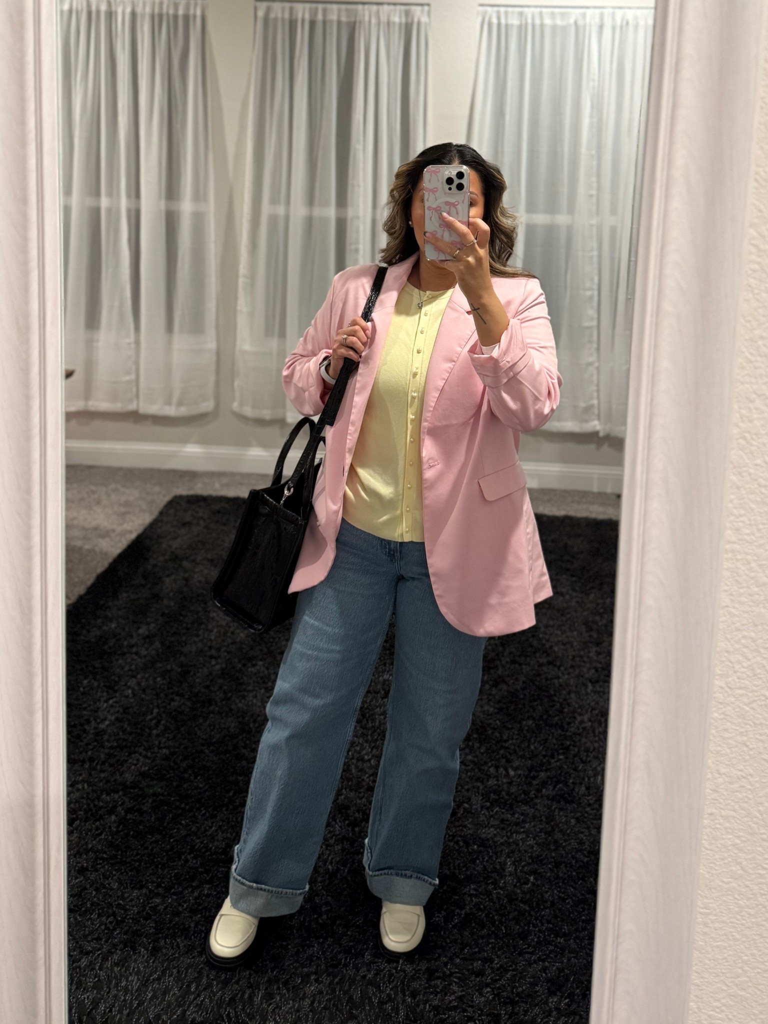 Work outfit, cozy outfit, work from home outfit, chic workwear outfit, classy work outfit. 

#LTKItBag #LTKStyleTip #LTKWorkwear