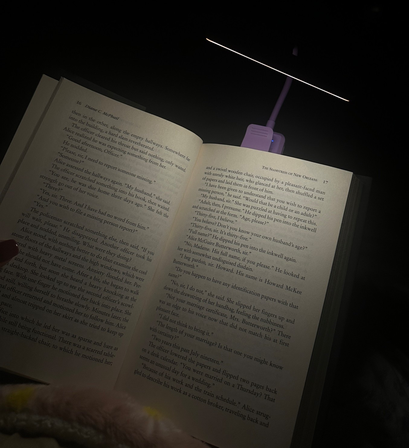 Clip on book light for late night reading! Doesn’t wake the hubs or baby up 

#LTKFindsUnder50 #LTKSeasonal #LTKHome
