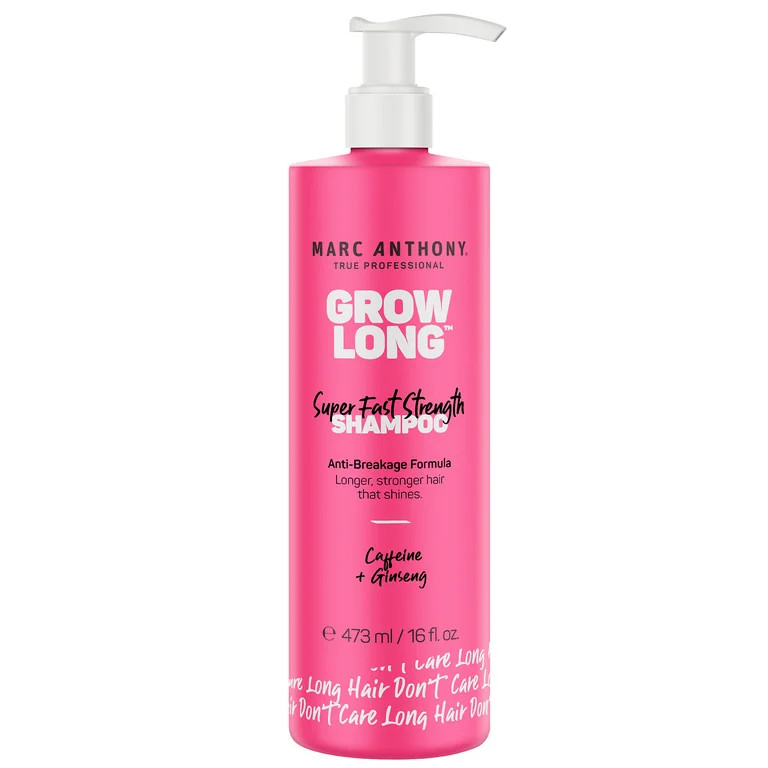 Marc Anthony Grow Long Super Fast Strength Shampoo, for All Hair Types, with Caffeine & Ginseng, ... | Walmart (US)