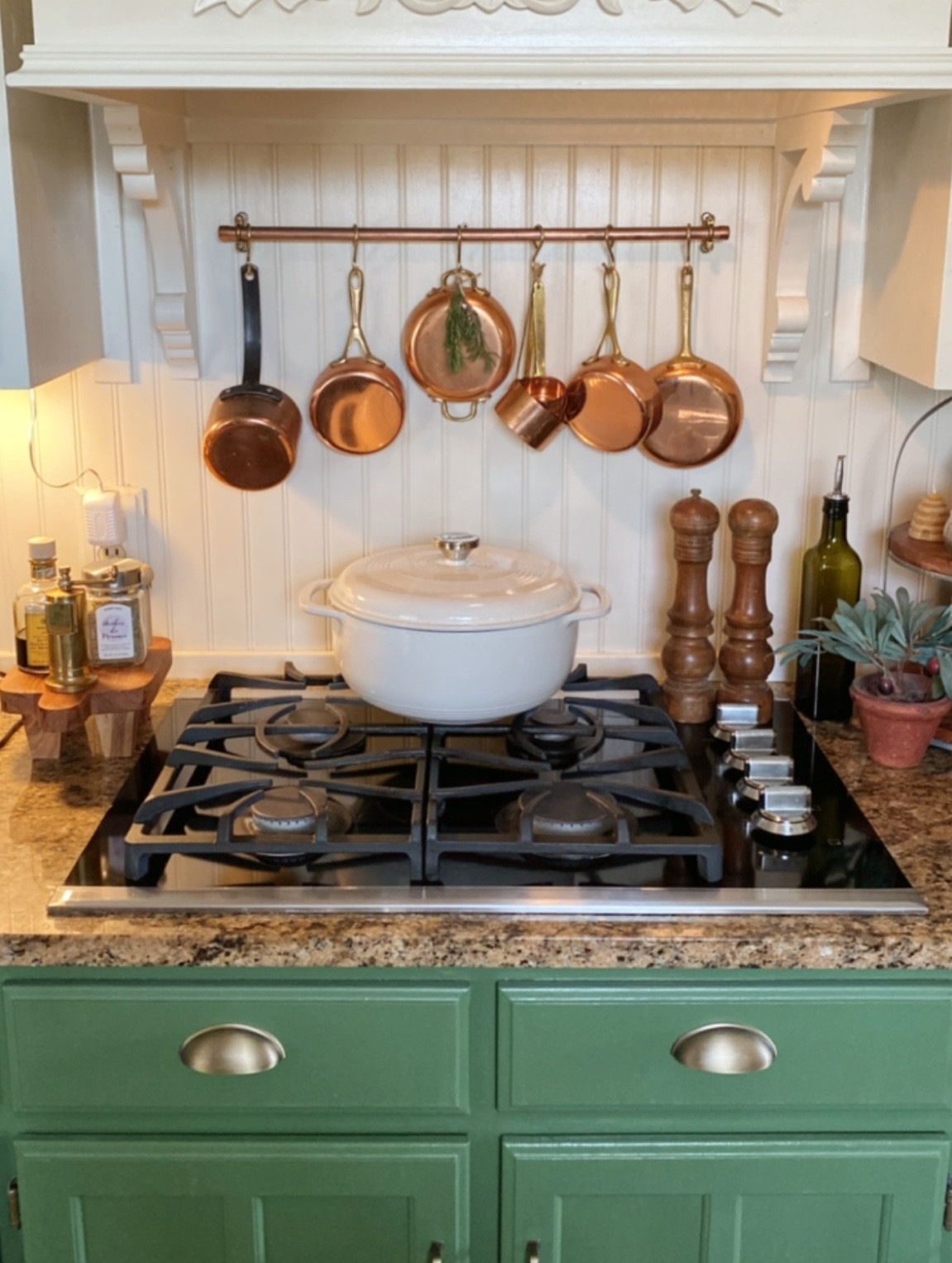 Kitchen decor, stovetop essentials, copper pots, pot rail, copper kitchen items, salt and pepper mill and grinder, cabinet hardware, kitchen styling, tiered tray, Dutch oven, cooking utensils

#LTKhome #LTKfamily #LTKunder50