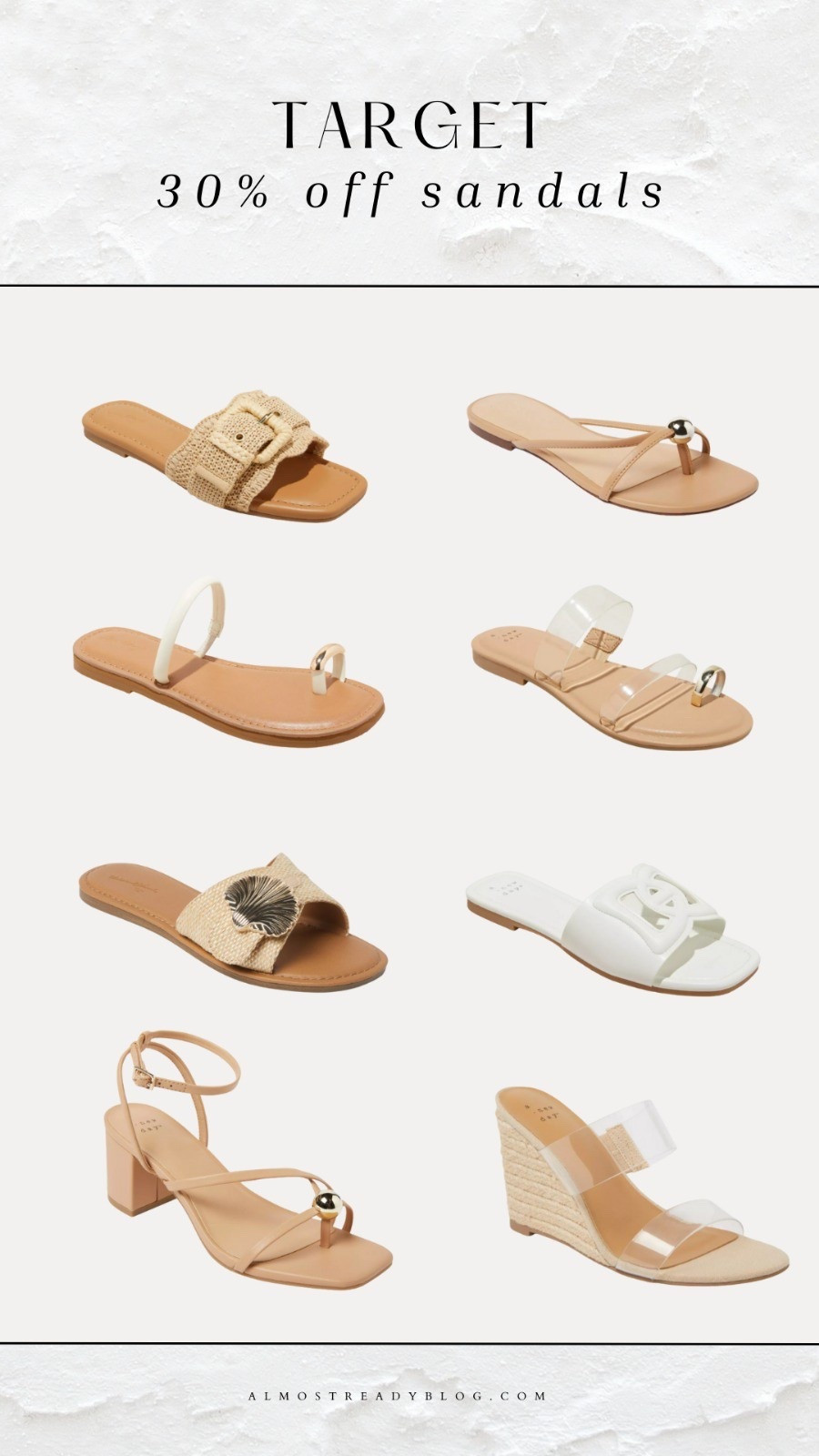 Target 30% off sandals

#LTKFindsUnder100 #LTKFindsUnder50 #LTKSaleAlert
