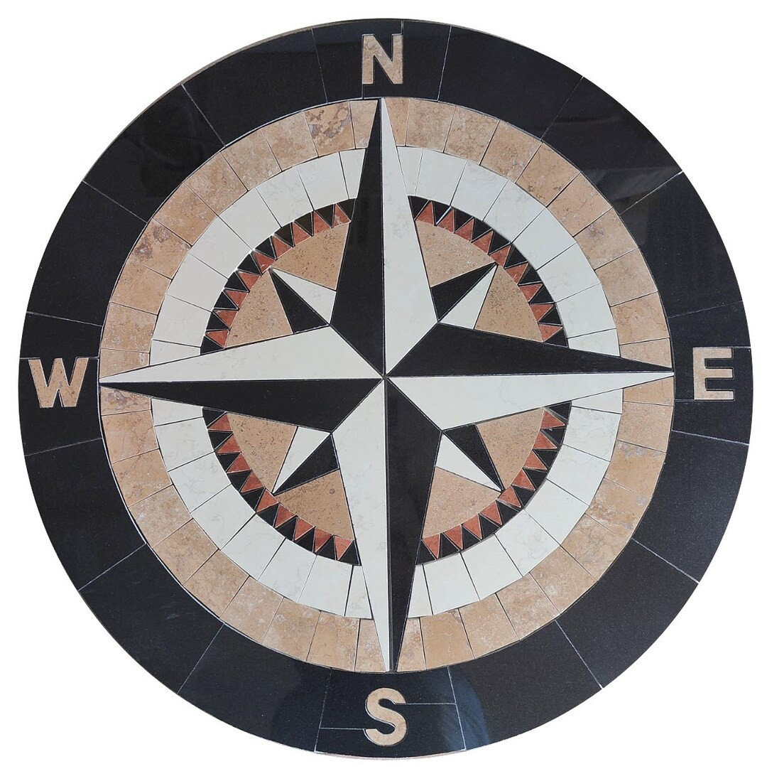 Floor Marble Medallion 1007 - Etsy | Etsy (US)