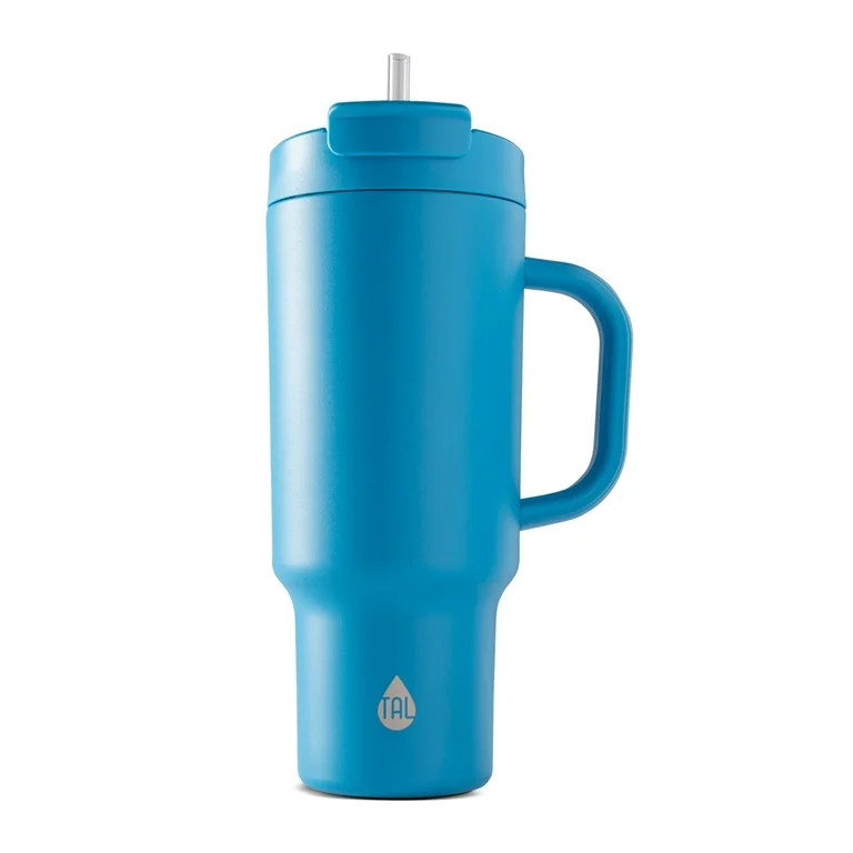 TAL Stainless Steel Hudson Tumbler with Straw 40 fl oz, Blue | Walmart (US)