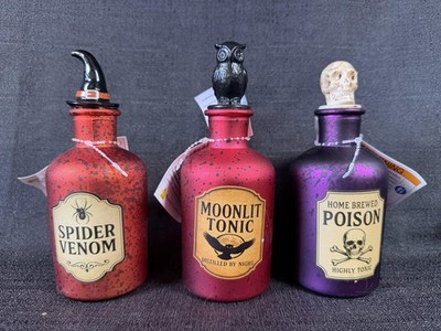 Target Bullseye Playground Halloween Potion Bottle 3pc Large LightUp Glass 2026  | eBay | eBay US
