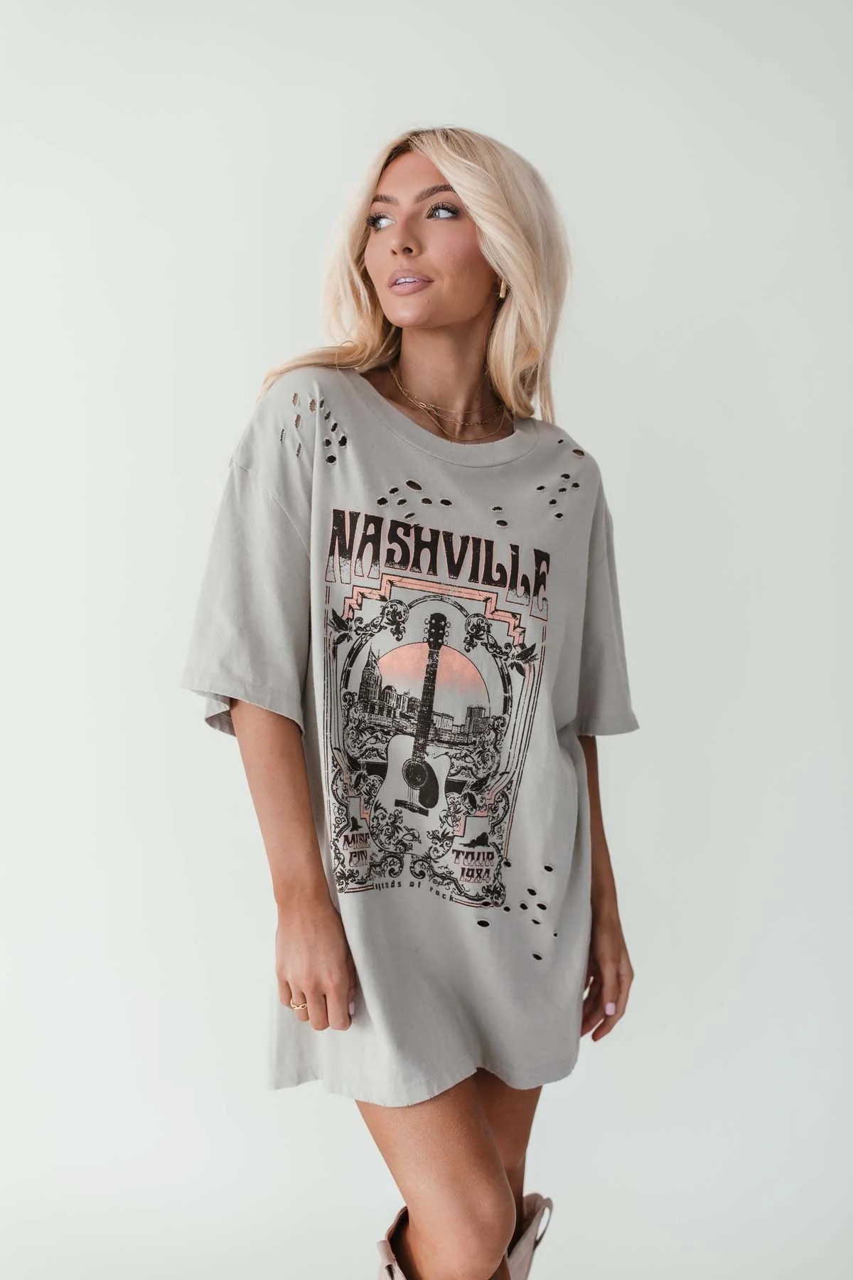 Vintage Khaki Music City Tee | The Post