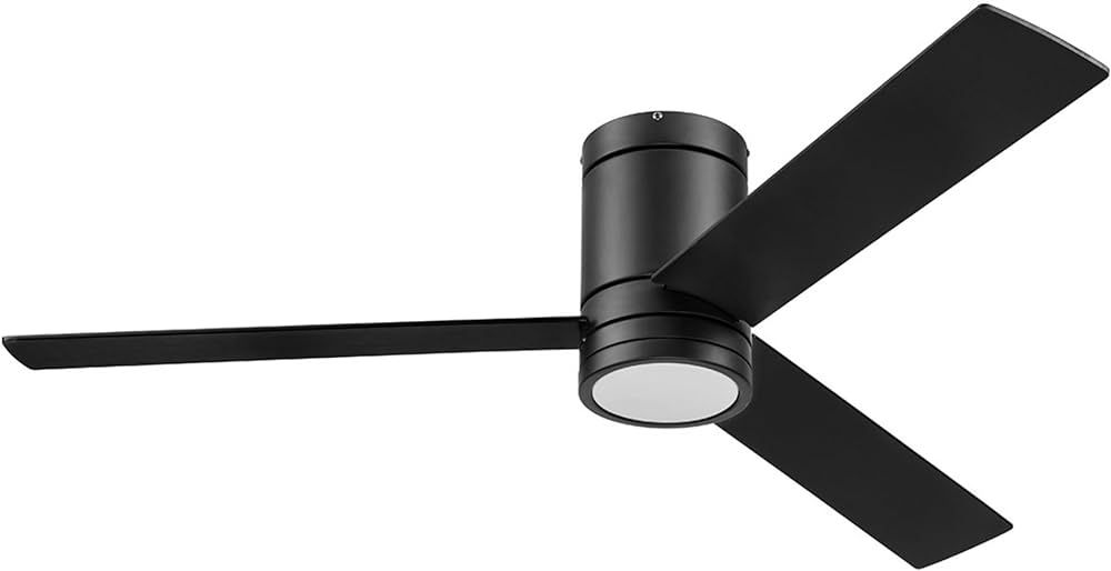 Prominence Home Espy, 52 Inch Flush Mount Contemporary Indoor LED Ceiling Fan with Light, Remote ... | Amazon (US)