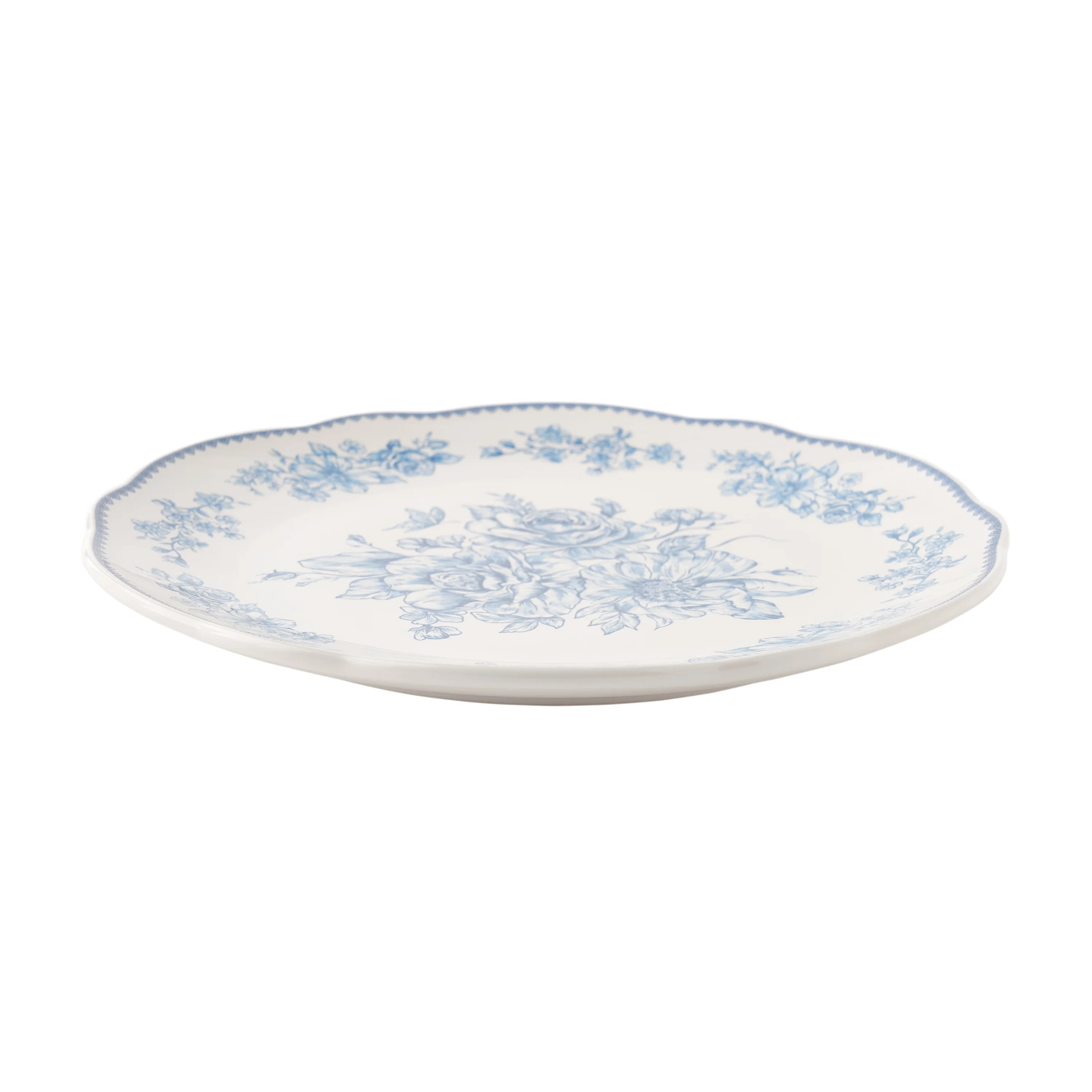 The Pioneer Woman Agatha Stoneware Dinner Plate, Blue | Walmart (US)