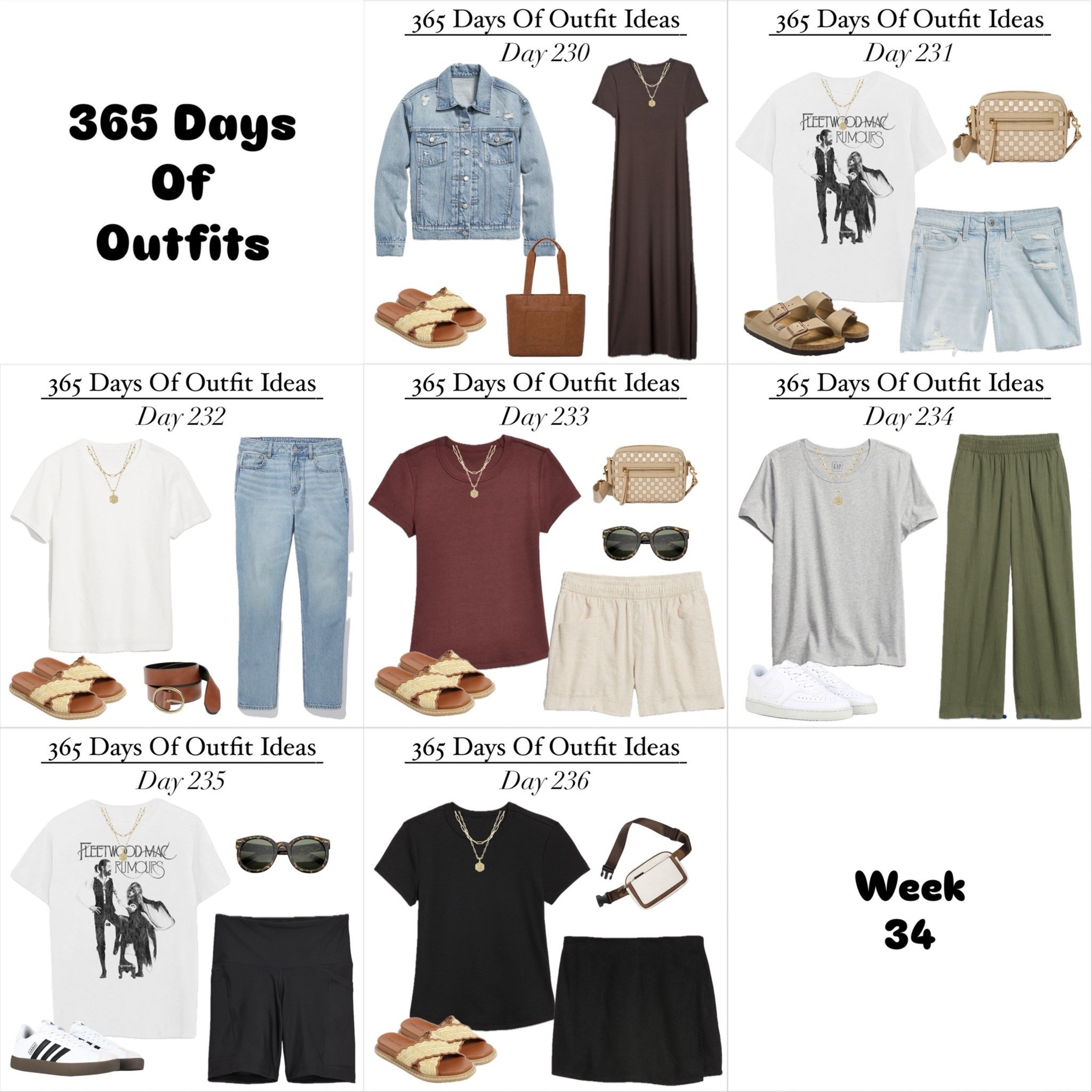 Weekly outfit ideas week 34! #oldnavy #gap #casualoutfits #casualstyle 

#LTKStyleTip #LTKSaleAlert #LTKFindsUnder50