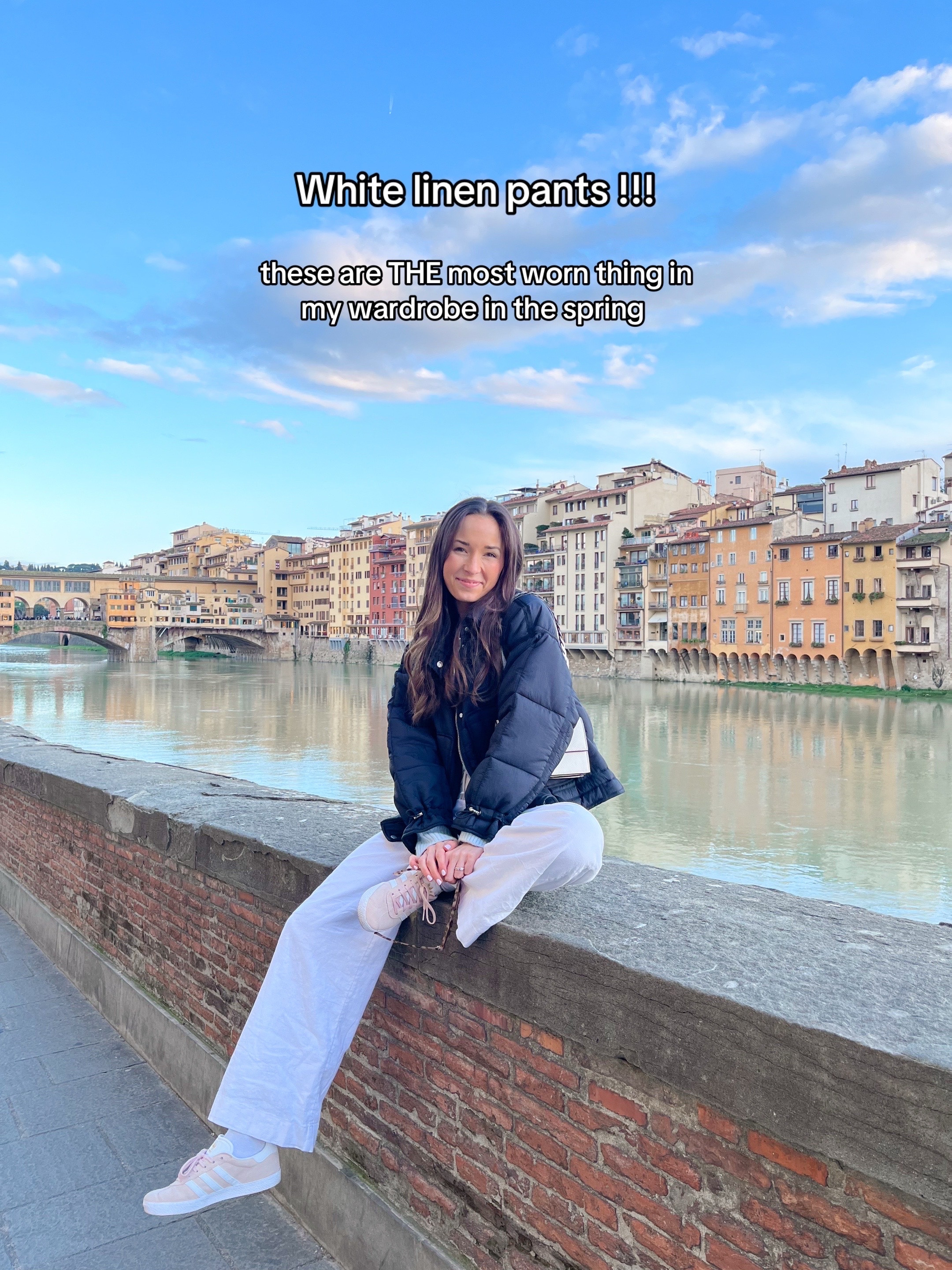 Abercrombie white linen pants - literally the best 