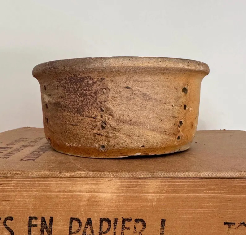 Antique French Faisselle Cheese Mold | Rustic Terracotta Draining Bowl | 6” French Farmhouse Ki... | Etsy (US)