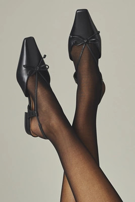 By Anthropologie Bow Slingback Flats | Anthropologie (US)