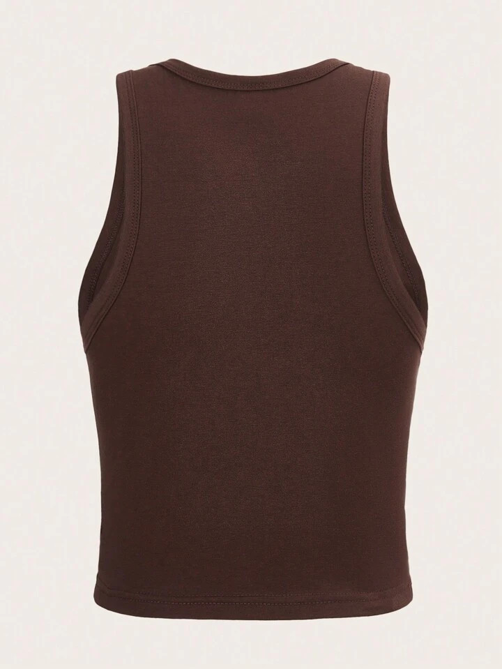 Coolane Casual Cowboy Handsome Slogan & Centaur Print Round Neck Slim Fit Tank Top For Women, Sum... | SHEIN