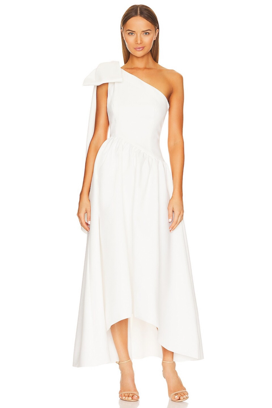 I love the waistline of this so much!!!! and ofc the one shoulder!!!! perfect wedding wardrobe piece for brides 

#LTKwedding #LTKSeasonal #LTKFind
