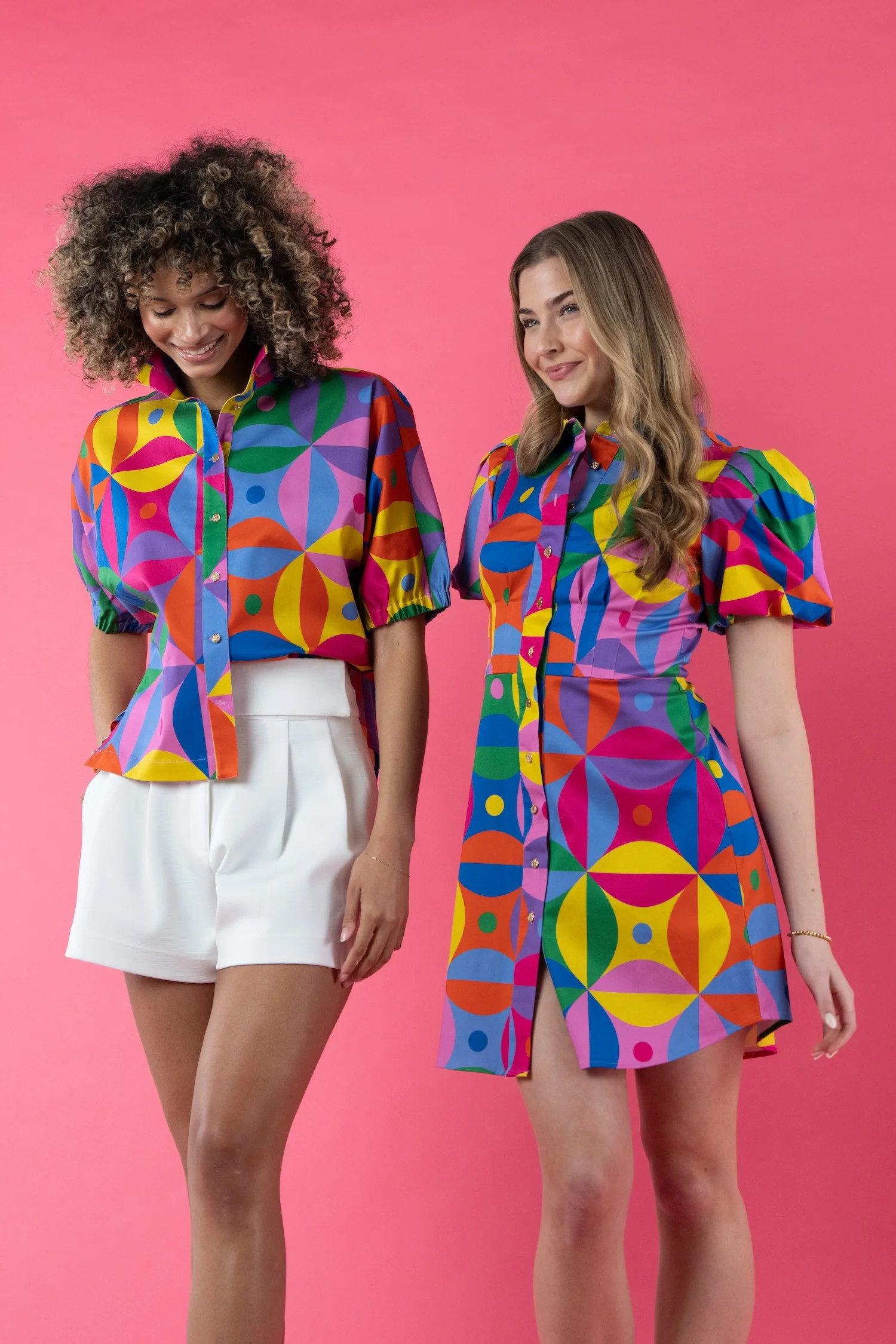 Britt Dress in Floral Prism | Emily McCarthy