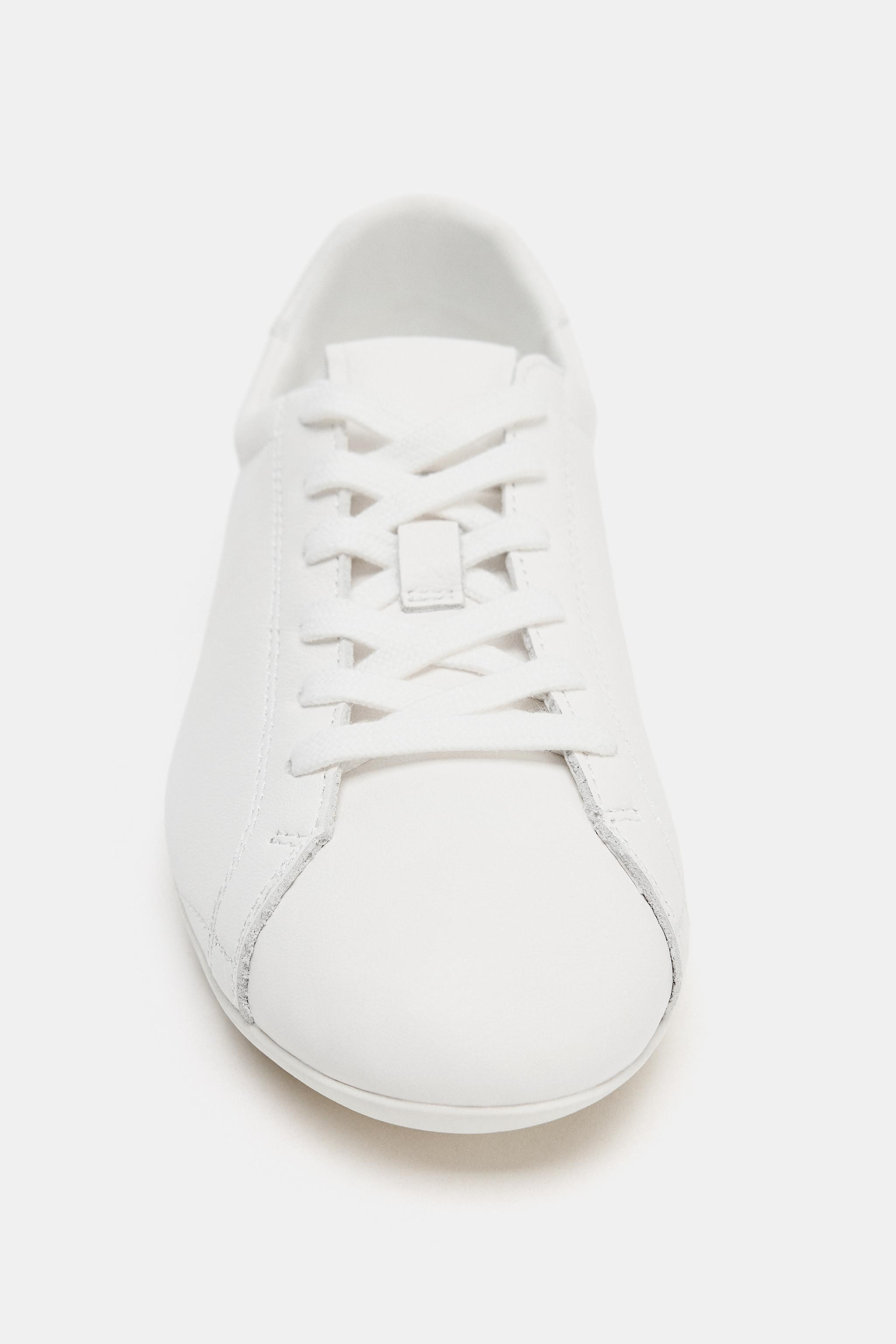 LEATHER SNEAKERS | Zara UK