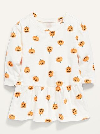 Long-Sleeve Printed Drop-Waist Dress for Baby | Old Navy (US)