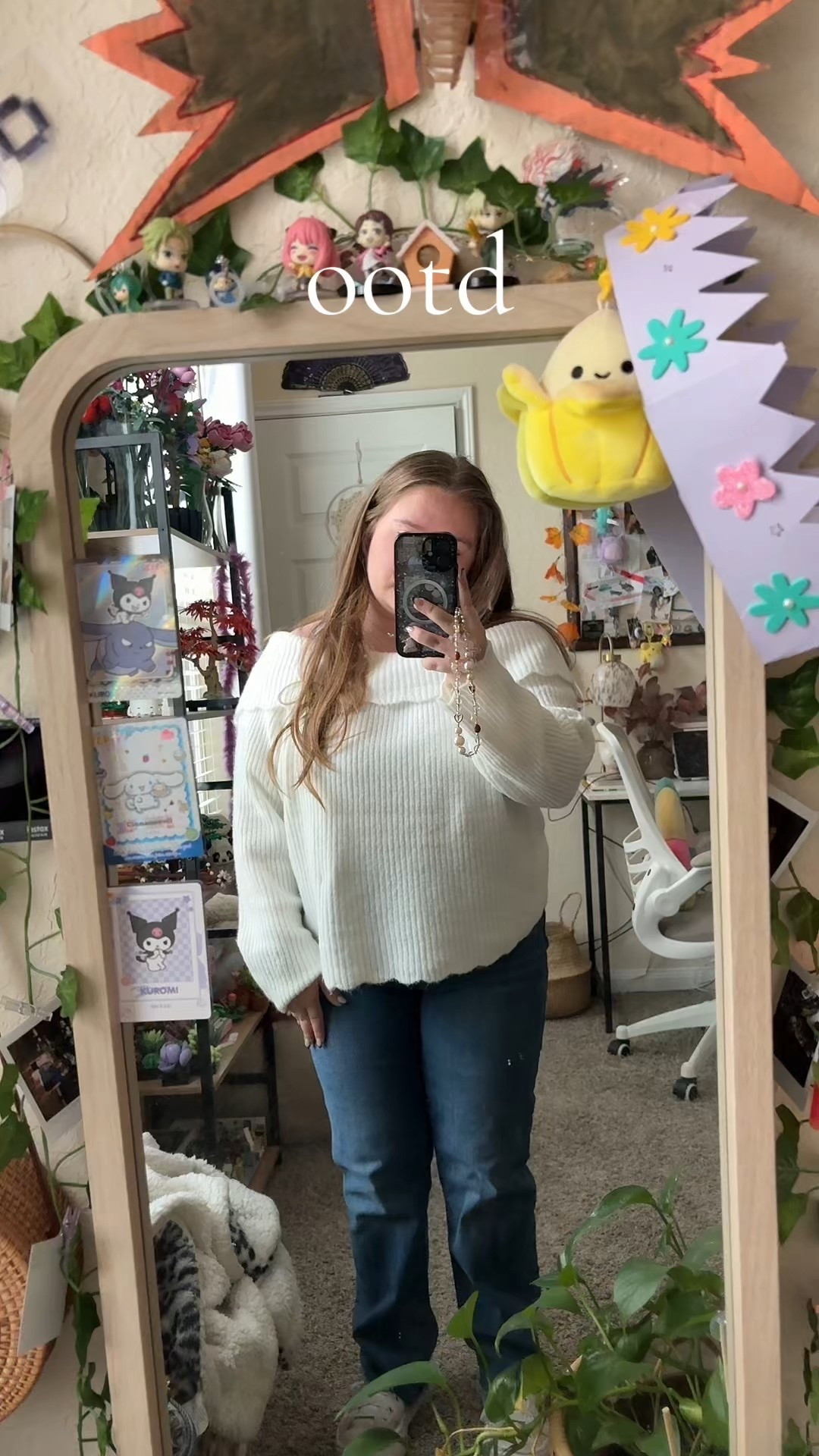 OOTD ✨ comfy, cute, and ready to take on the day — keeping it simple but still putting a little main character energy into my fit 🤍 #ootd #dailyoutfit #collegestyle #casualchic #fitcheck

#LTKStyleTip #LTKSeasonal #LTKBeauty